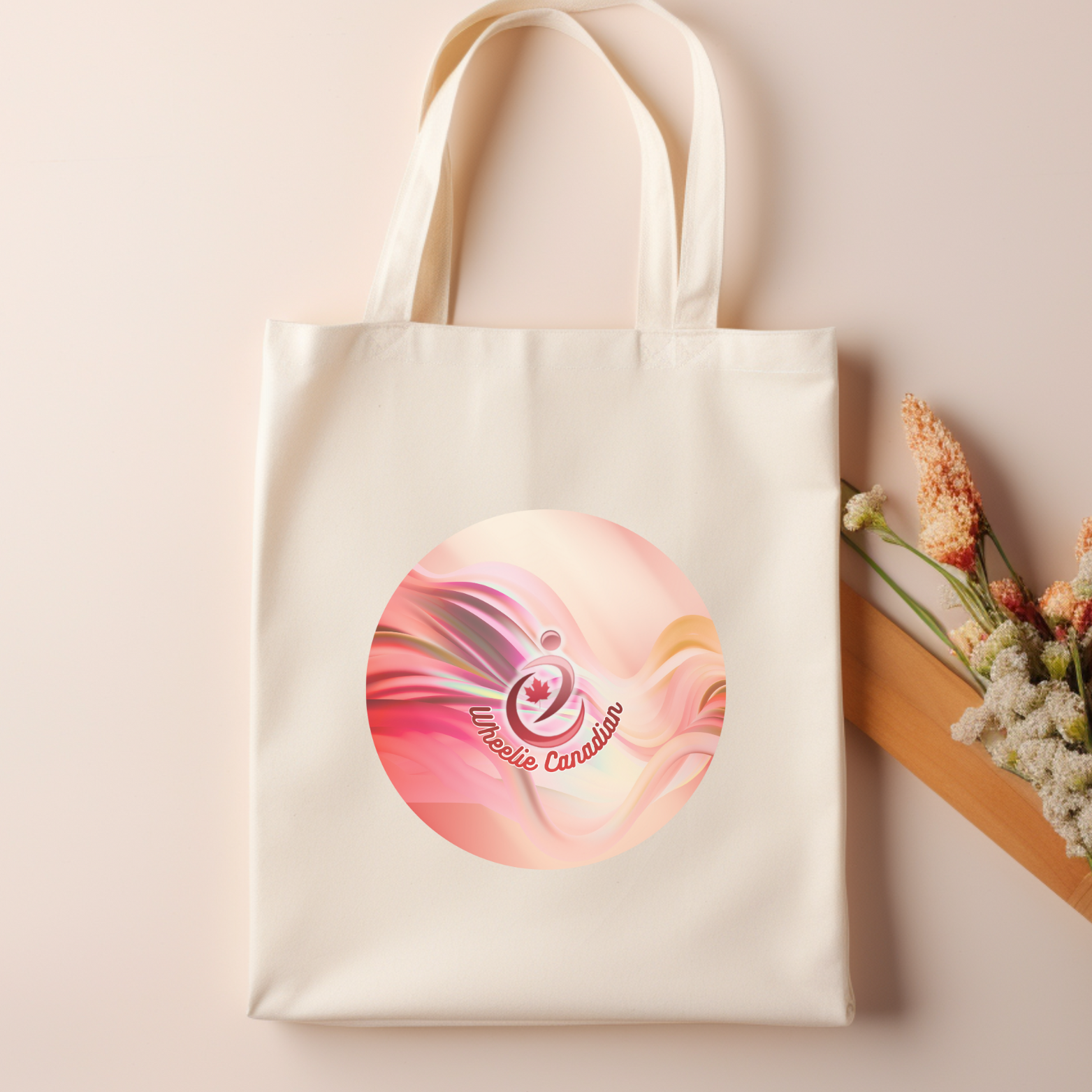 Wheelie Canadian Canvas Tote Bag